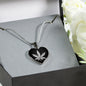 Elegant Cannabis Heart Pendant Necklace - American Weedster