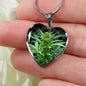 Elegant Green Dream Heart Necklace or Bracelet - American Weedster