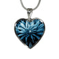 Gorgeous Blue Dream Heart Necklace or Bracelet - American Weedster