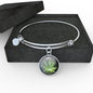 Green Leaf Necklace and Bangle - American Weedster