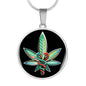 Healthcare Multicolor Leaf Luxury Necklace - American Weedster