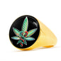 Healthcare Multicolor Leaf Ring - American Weedster