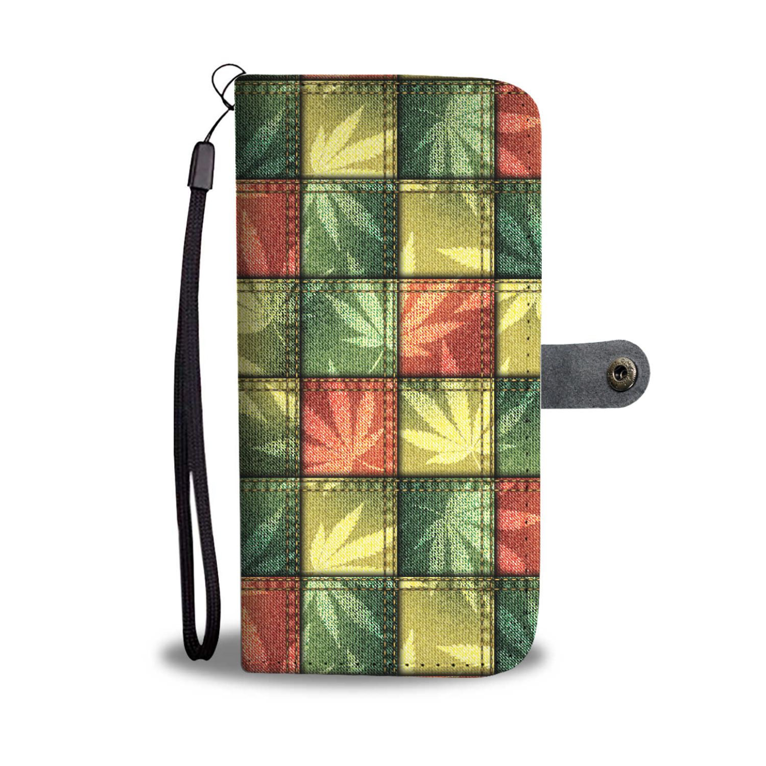 Jeans Pattern Wallet Phone Case