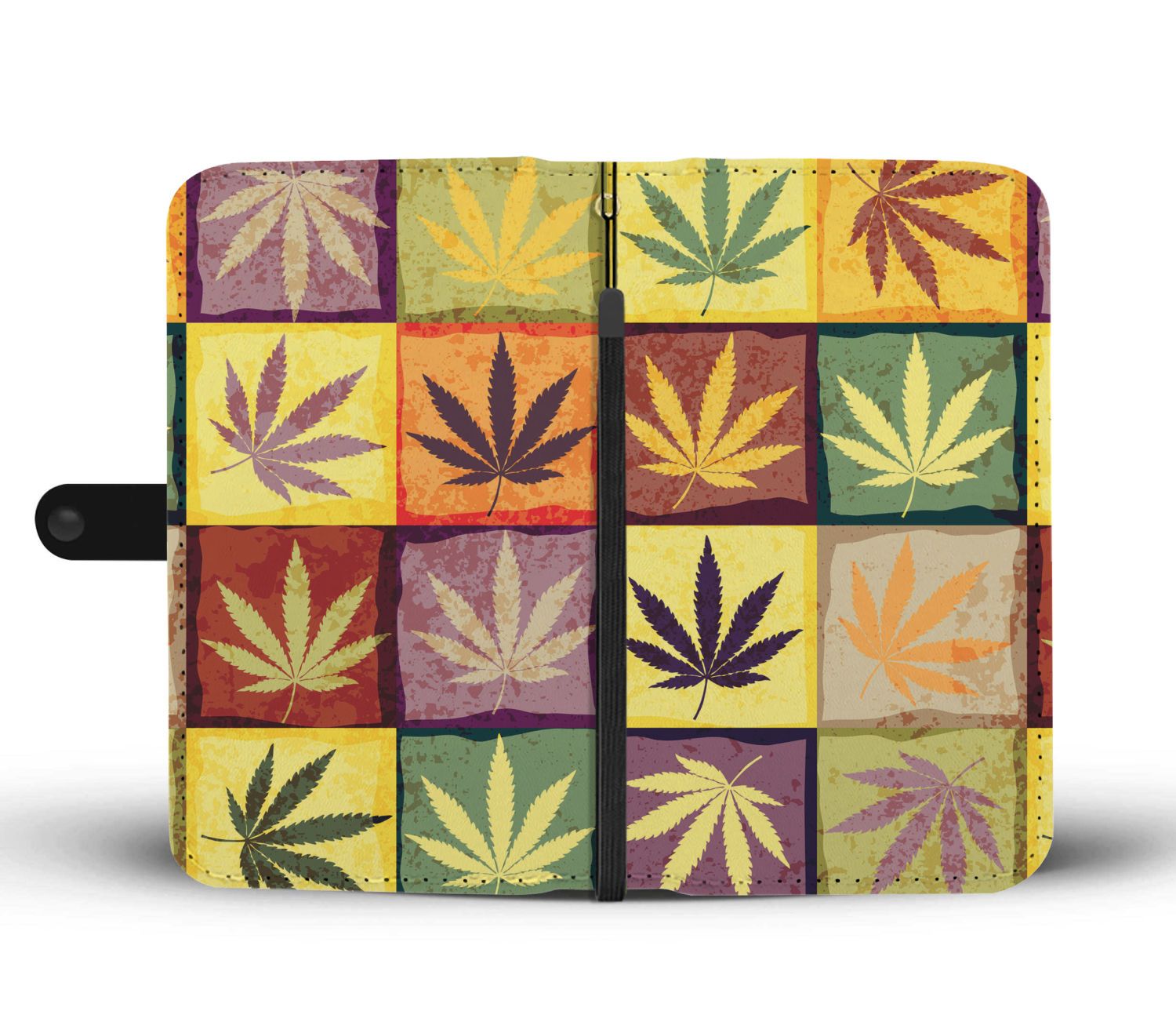 Multicolor Square Wallet Phone Case