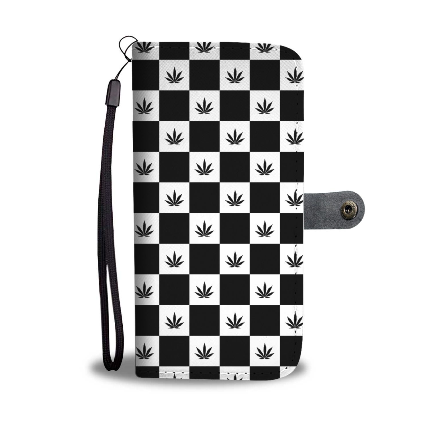 Checker Wallet Phone Case