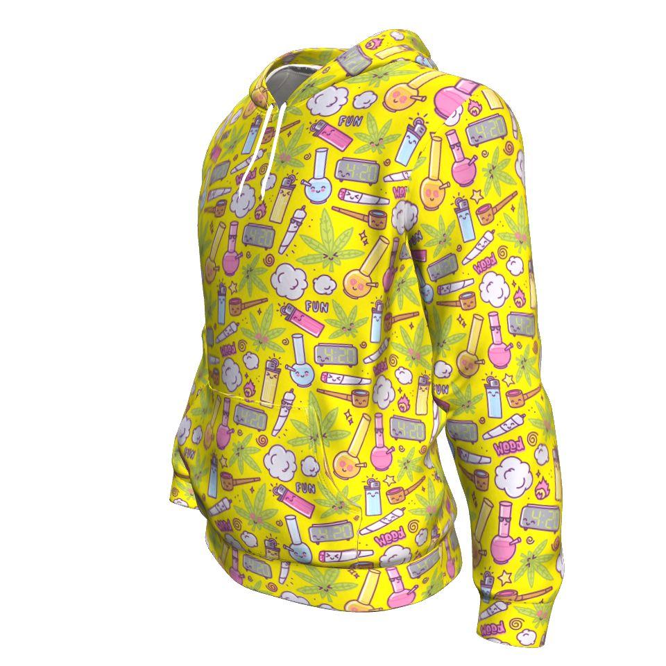 4:20 Fun Yellow Unisex Hoodie