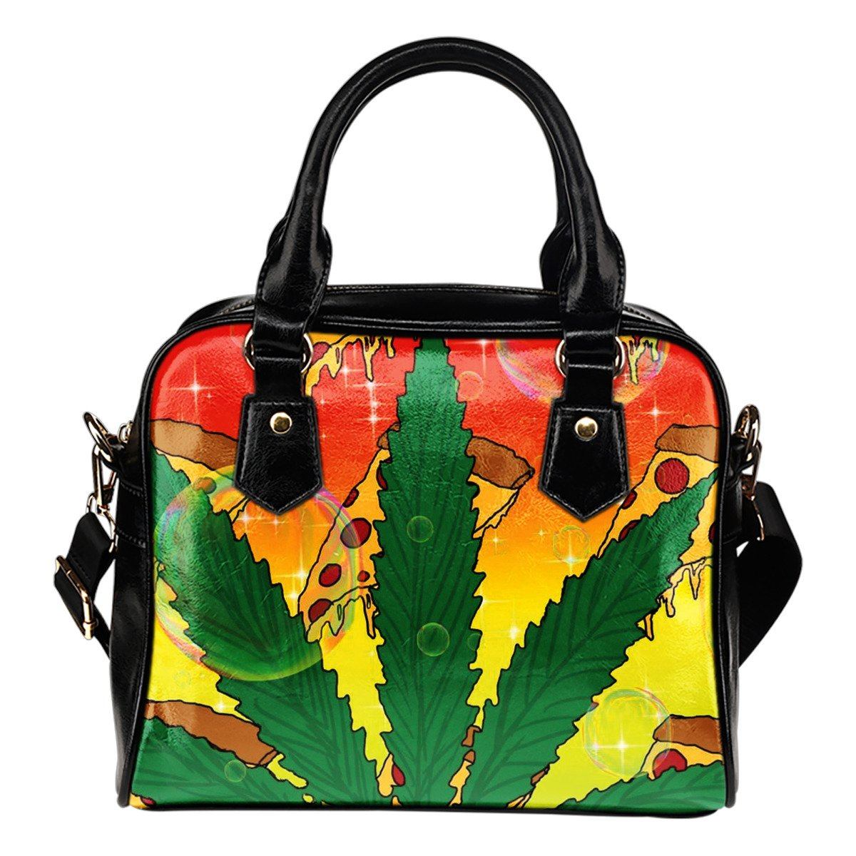 Pizza Leaf Handbag - American Weedster