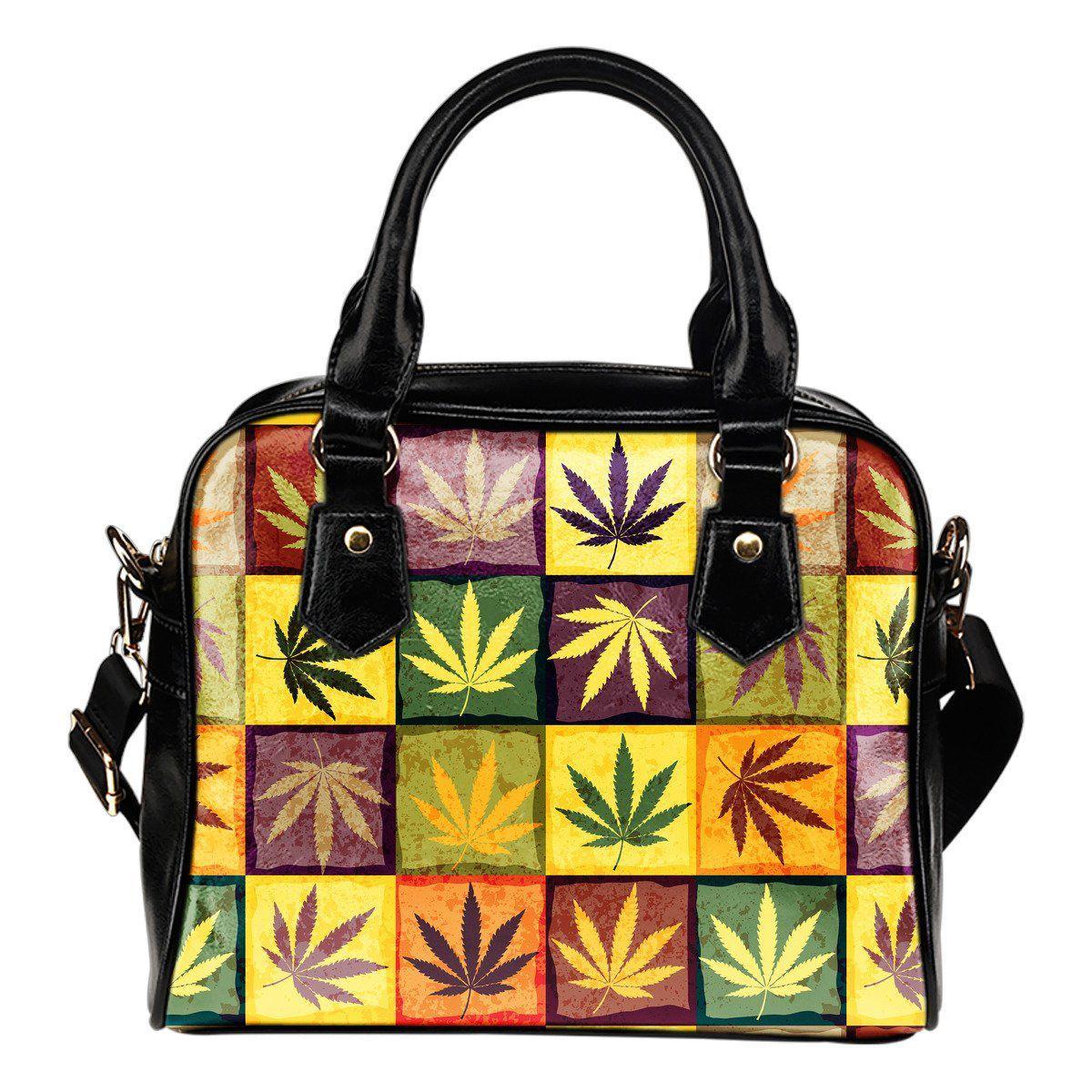 Square Multicolor Handbag - American Weedster