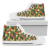 Jeans Pattern High Top Shoe - American Weedster