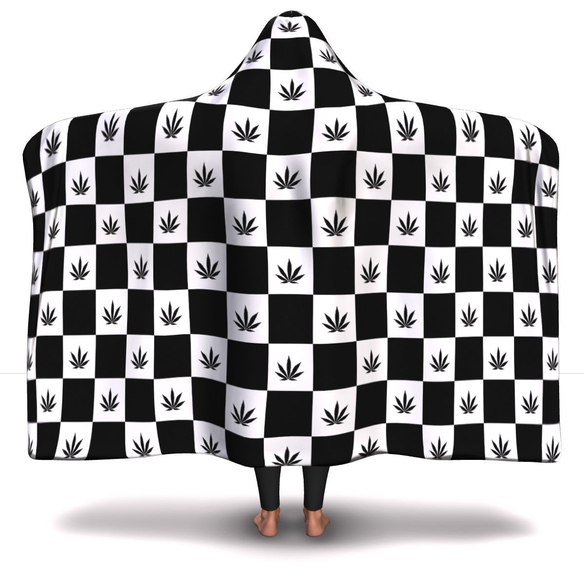 Checker Hooded Blanket - American Weedster