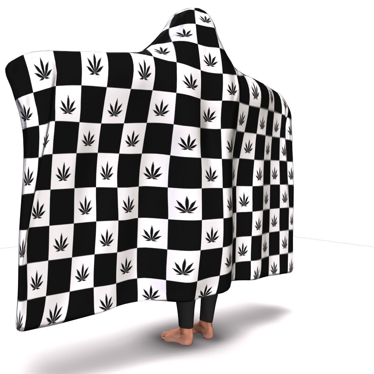 Checker Hooded Blanket - American Weedster