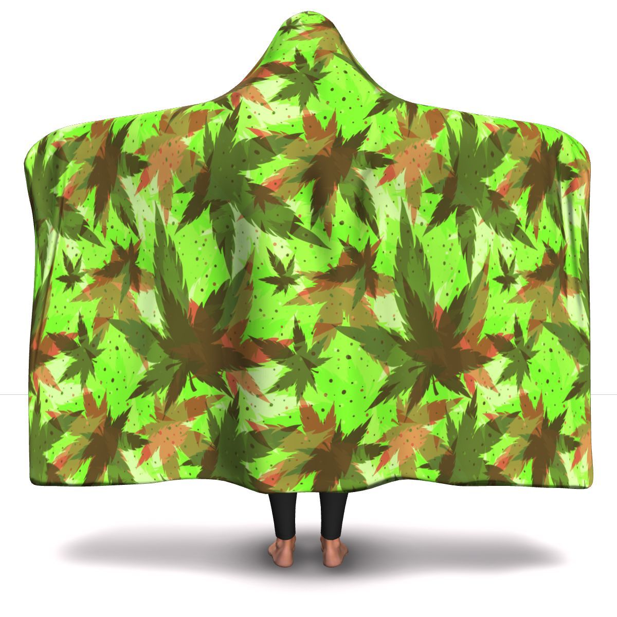 Dank Camo Hooded Blanket - American Weedster