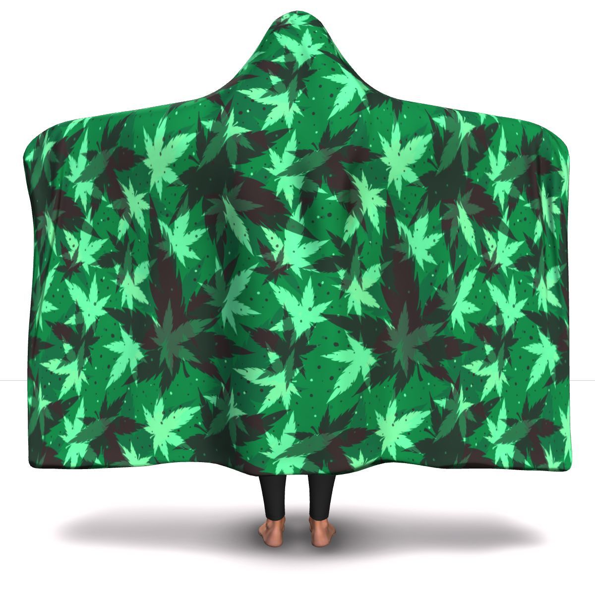 Kush Camo Hooded Blanket - American Weedster