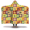 MultiColor Square Hooded Blanket - American Weedster