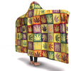 MultiColor Square Hooded Blanket - American Weedster