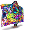 Psychedelic Hooded Blanket - American Weedster