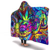 Psychedelic Hooded Blanket - American Weedster