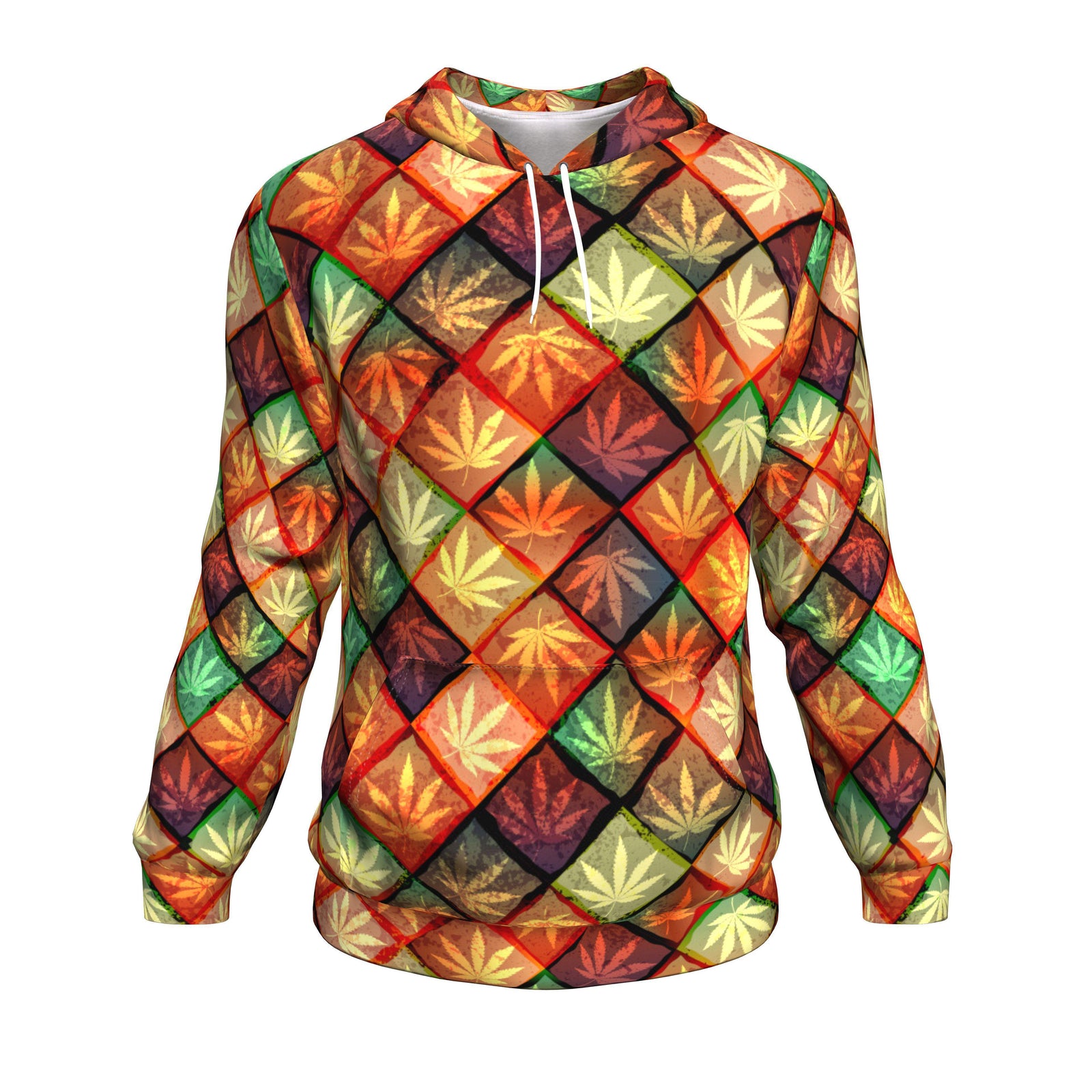 Diamond Multicolor Unisex Hoodie - American Weedster