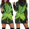 Amazing Leaf Hoodie Dress - American Weedster