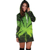 Amazing Leaf Hoodie Dress - American Weedster