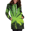 Amazing Leaf Hoodie Dress - American Weedster