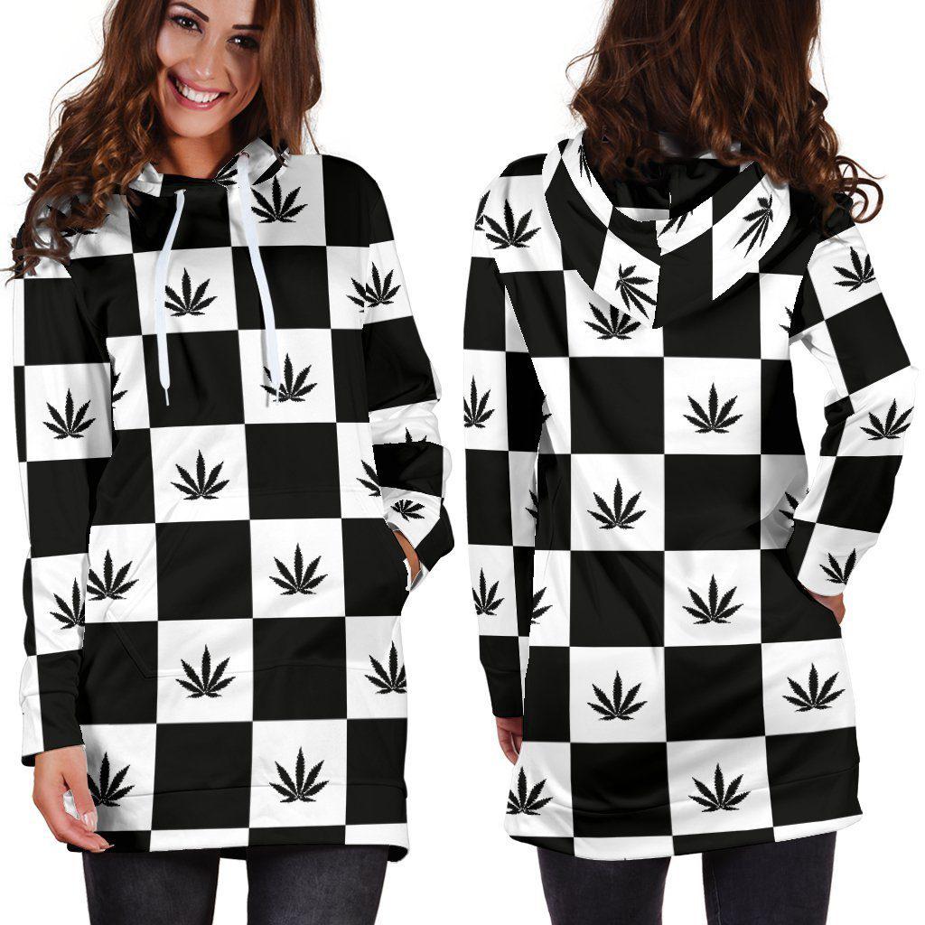 Checker V1 Hoodie Dress - American Weedster