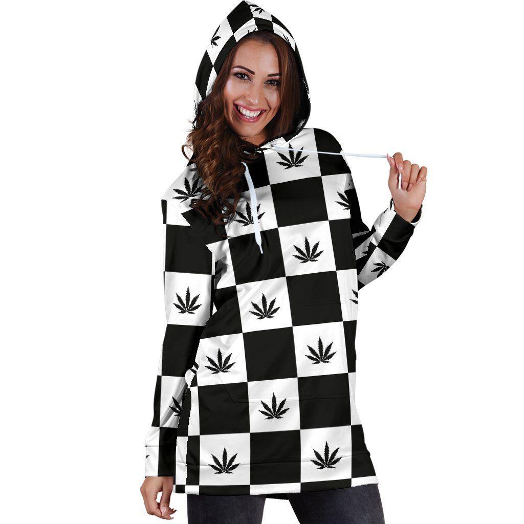 Checker V1 Hoodie Dress - American Weedster