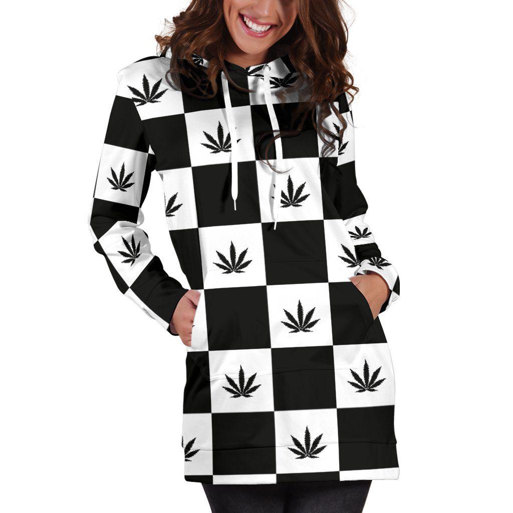 Checker V1 Hoodie Dress - American Weedster