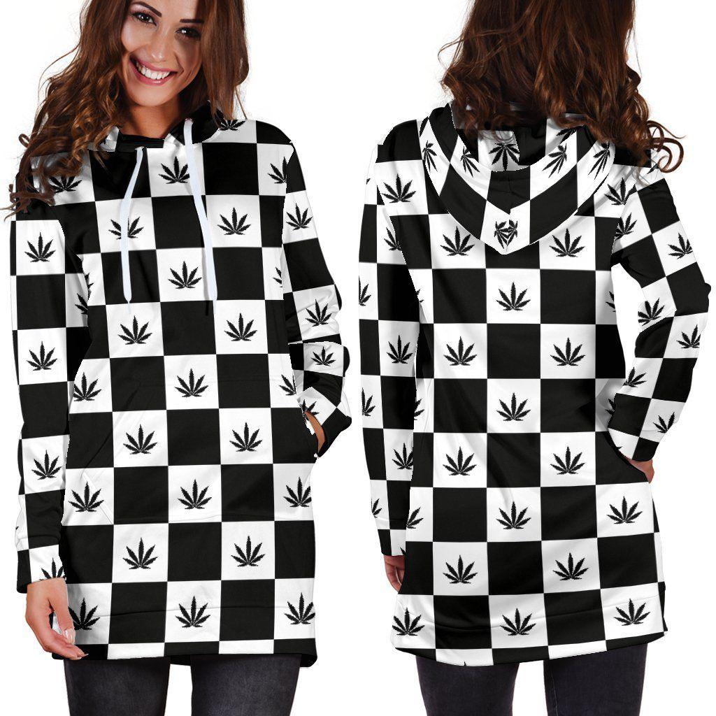 Checker v2 Hoodie Dress - American Weedster