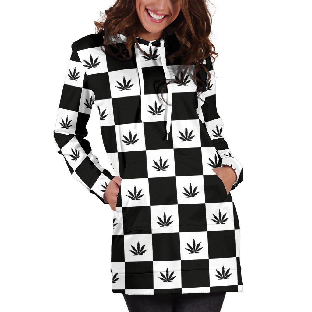Checker v2 Hoodie Dress - American Weedster
