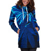 Moonlight Blue Hoodie Dress - American Weedster