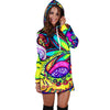 Psychedelic Hoodie Dress - American Weedster