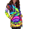 Psychedelic Hoodie Dress - American Weedster