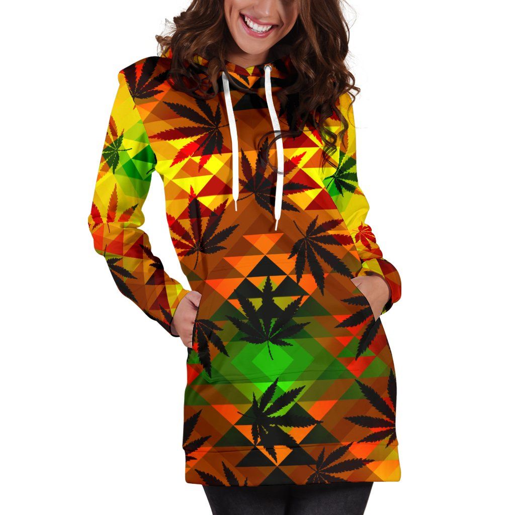 Pyramid Dank Hoodie Dress - American Weedster