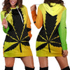 Rasta Vibes Hoodie Dress - American Weedster