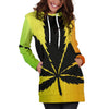 Rasta Vibes Hoodie Dress - American Weedster