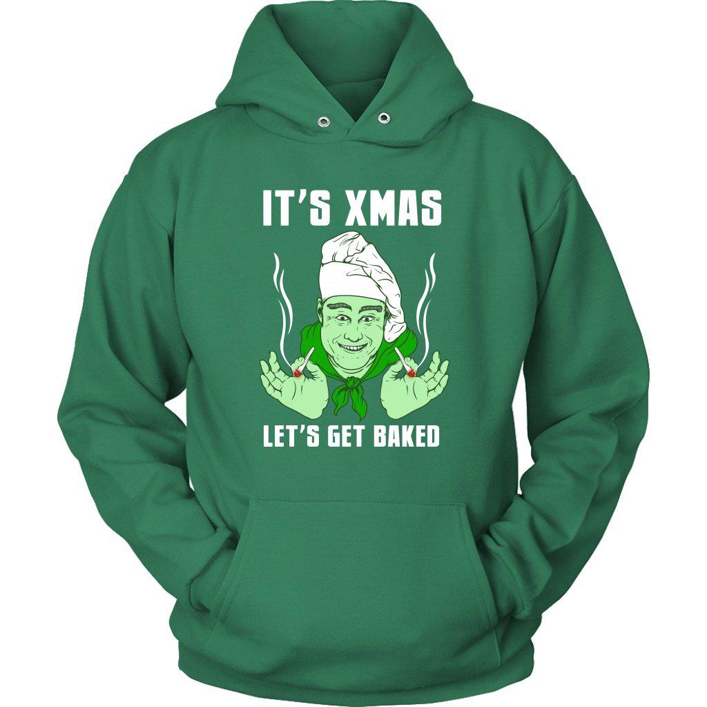 It&#39;s Xmas - Lets Get Baked Hoodie - American Weedster