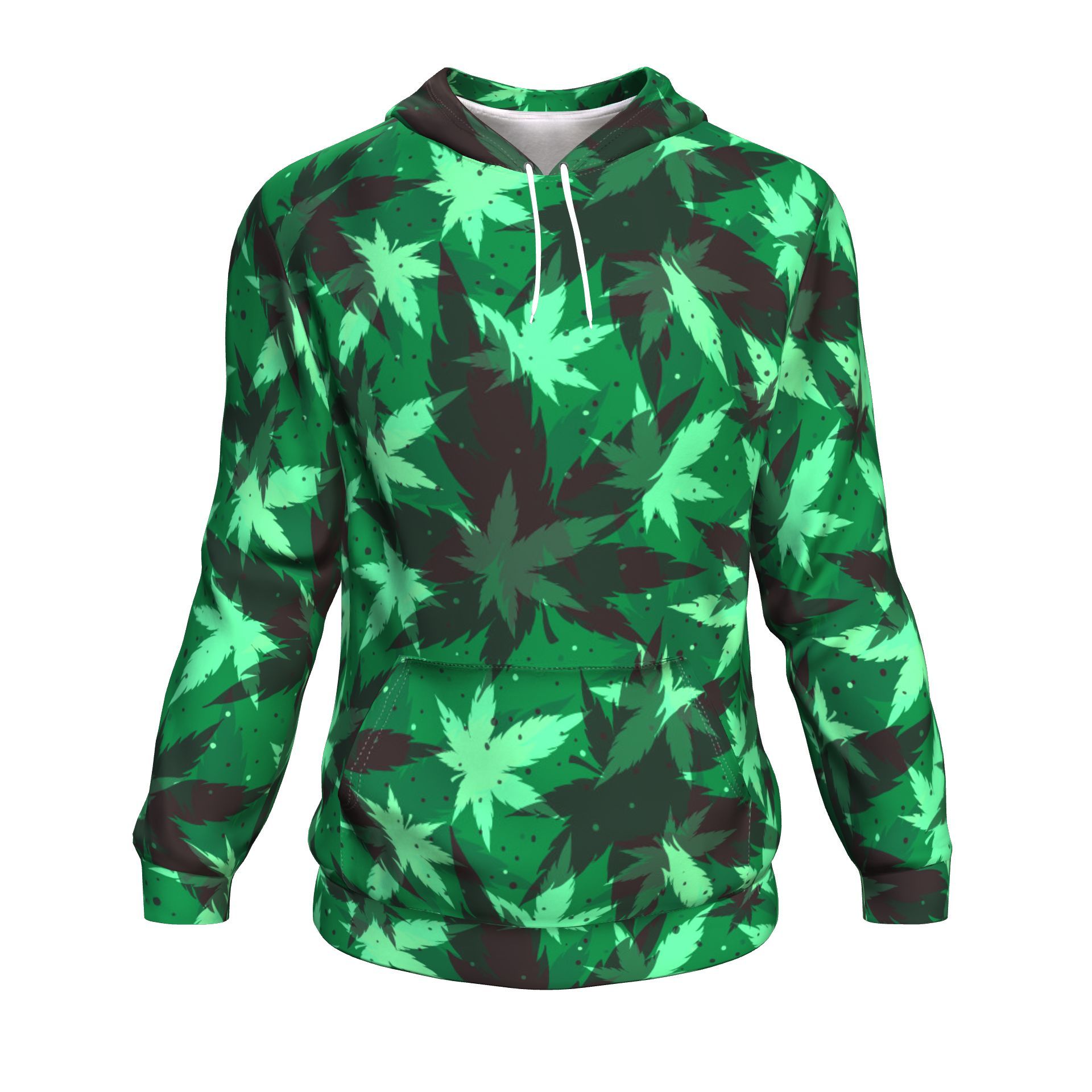 Kush Camo Unisex Hoodie - American Weedster