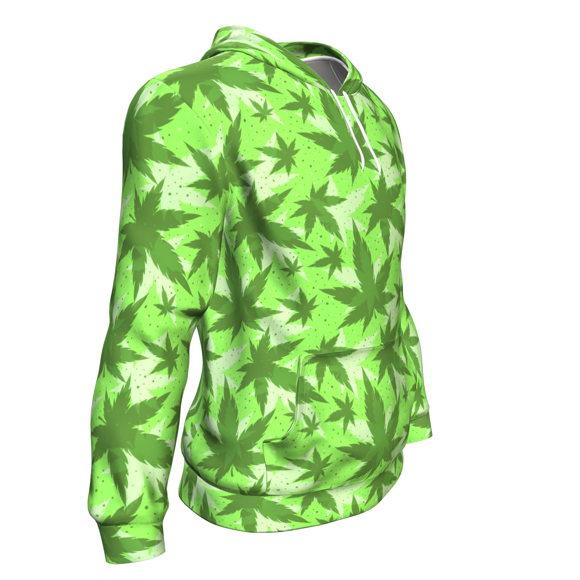 LimeGreen Unisex Hoodie - American Weedster
