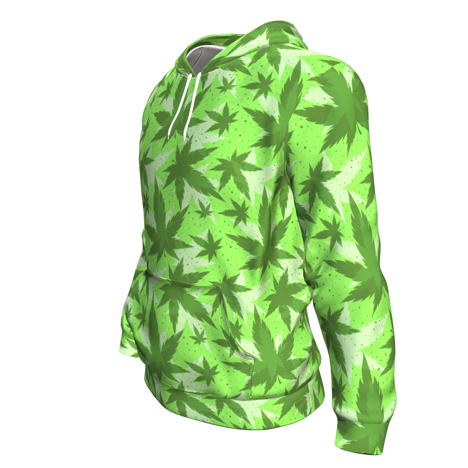 LimeGreen Unisex Hoodie - American Weedster