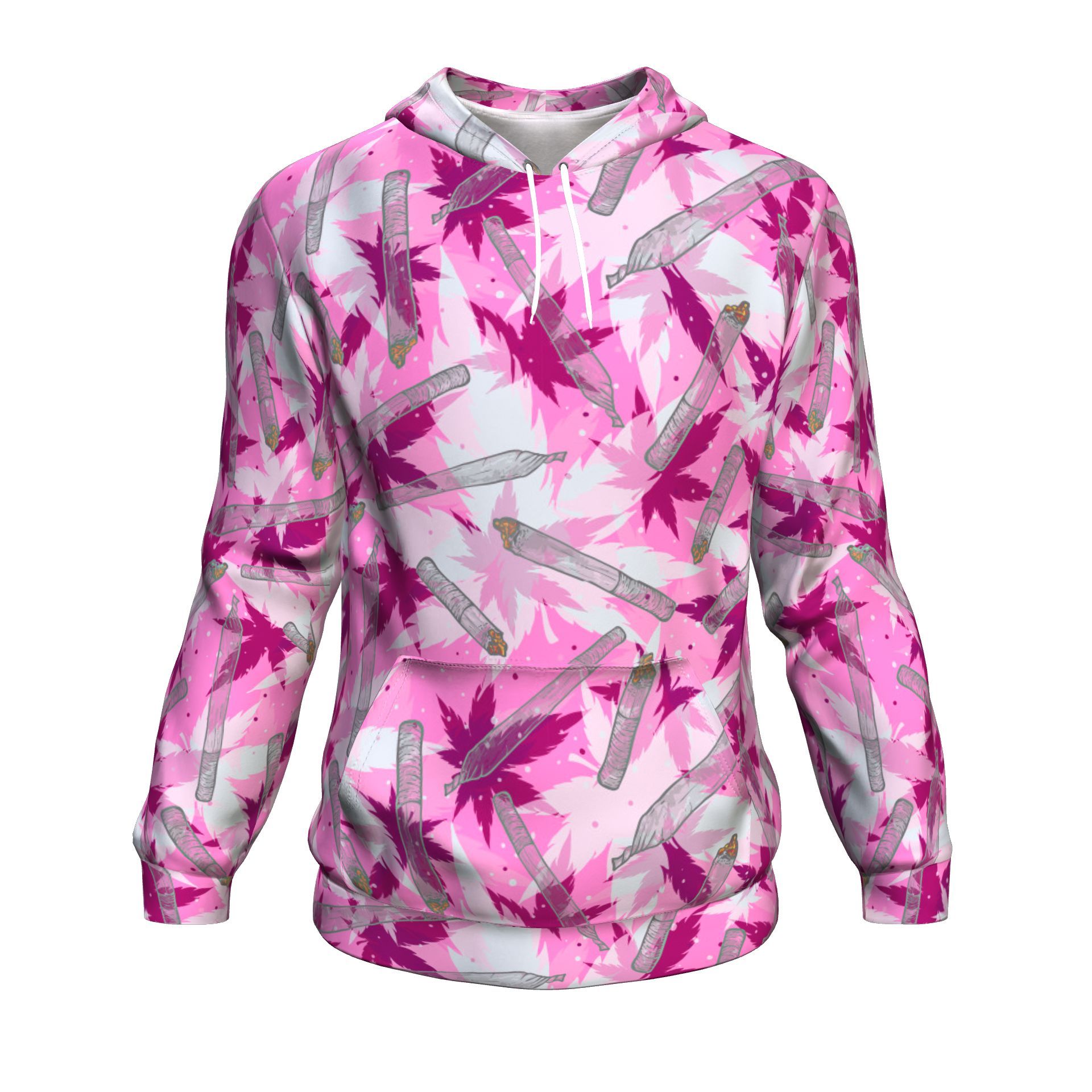 Pink Camo Unisex Hoodie - American Weedster