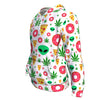 Pizza Donut Alien Unisex Hoodie White - American Weedster