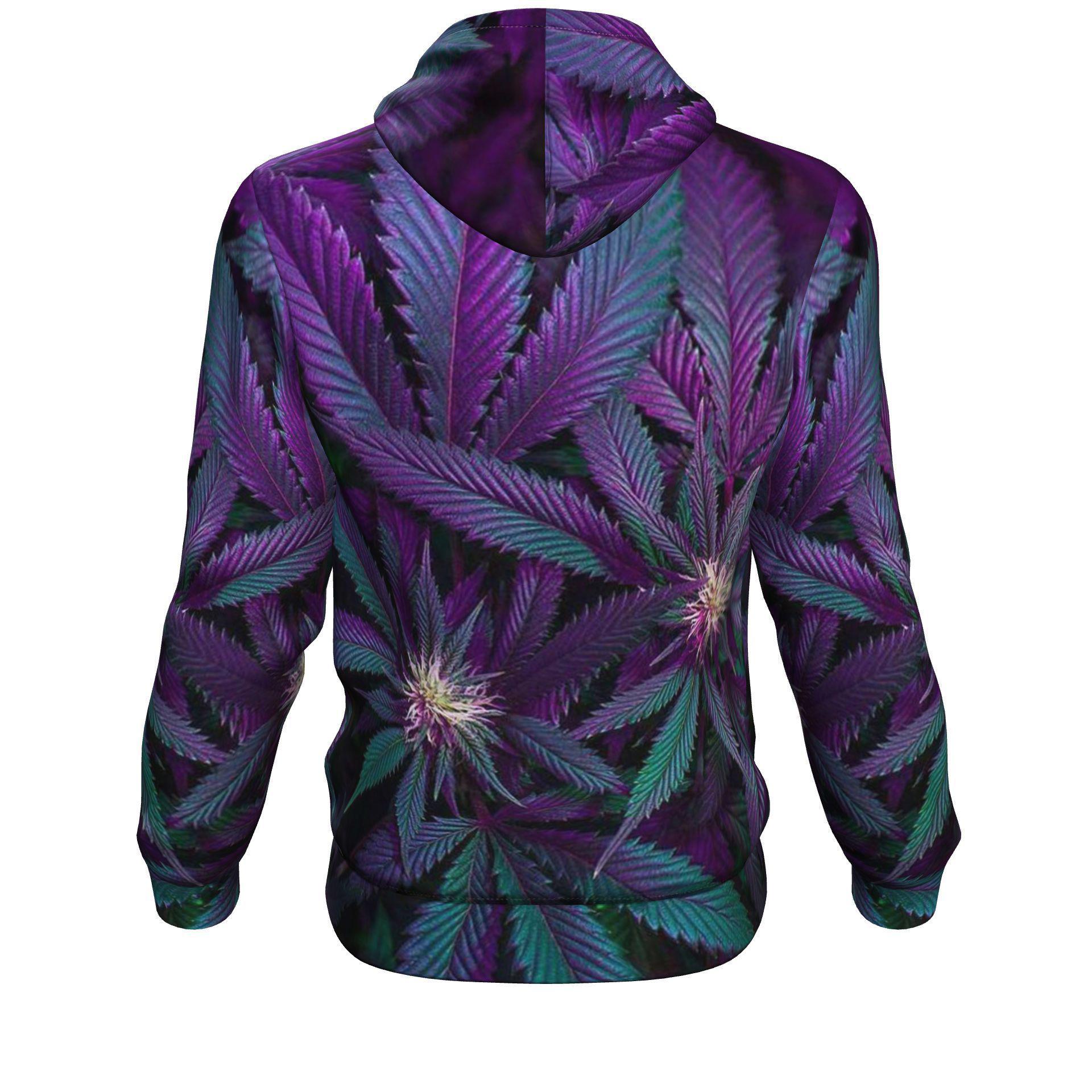 Purple & Green Nug Unisex Hoodie - American Weedster