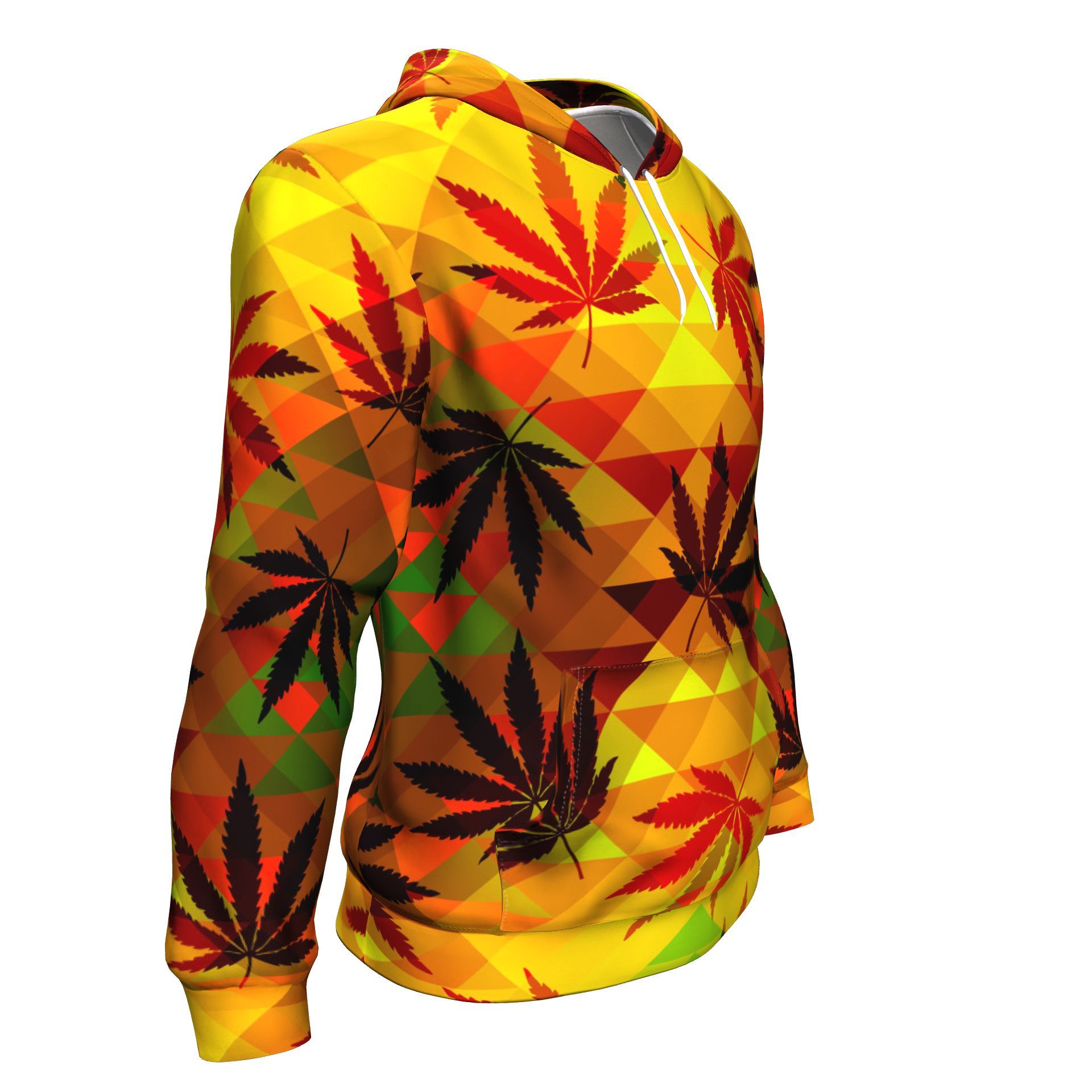 Pyramid Unisex Hoodie - American Weedster