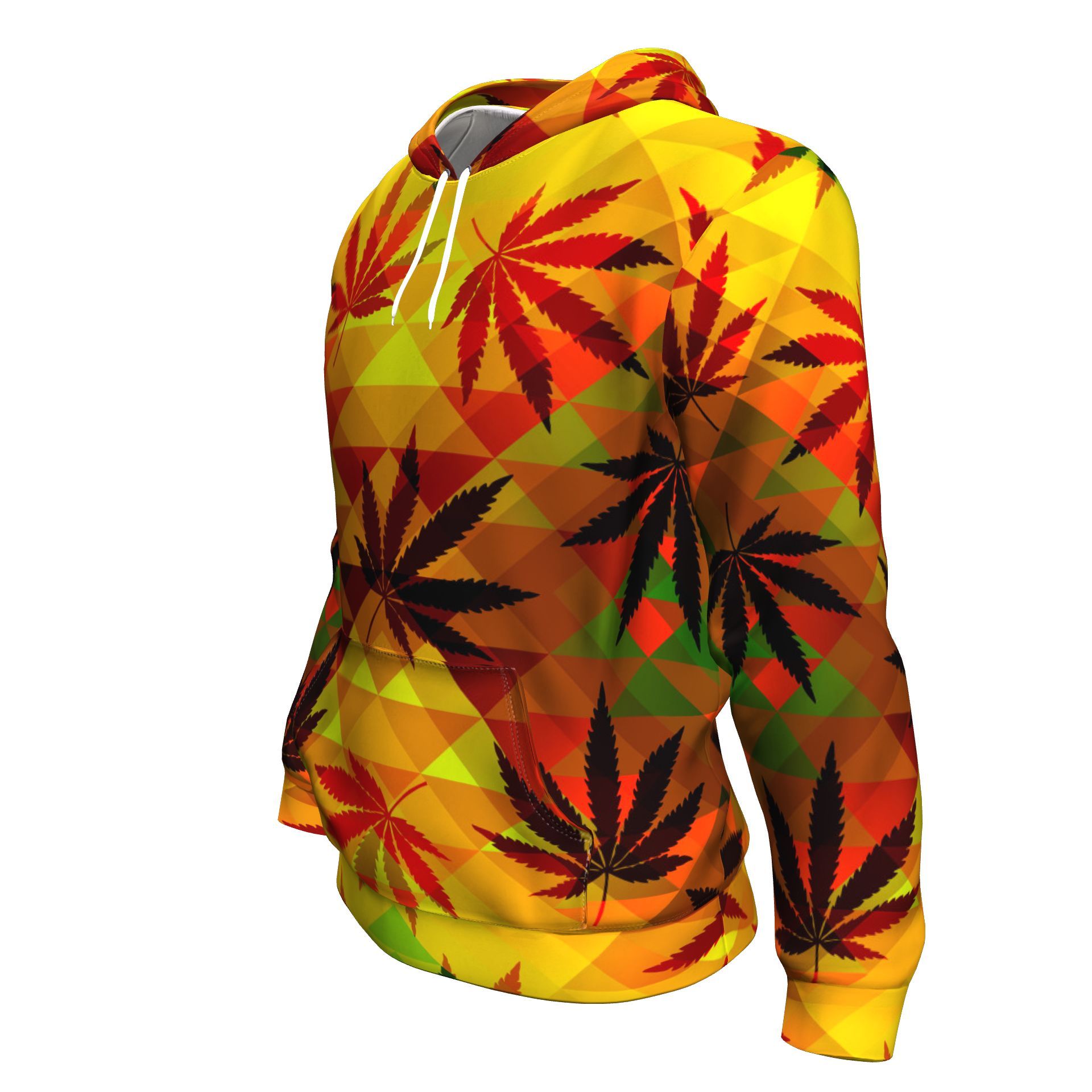 Pyramid Unisex Hoodie - American Weedster