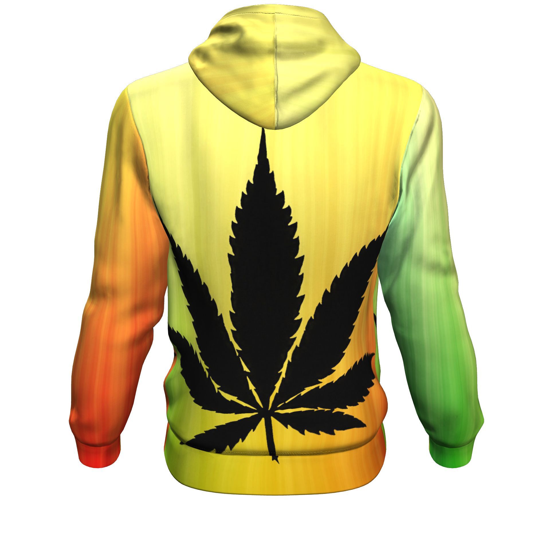 Rasta Unisex Hoodie - American Weedster