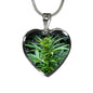 Elegant Green Dream Heart Necklace or Bracelet - American Weedster