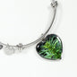 Elegant Green Dream Heart Necklace or Bracelet - American Weedster