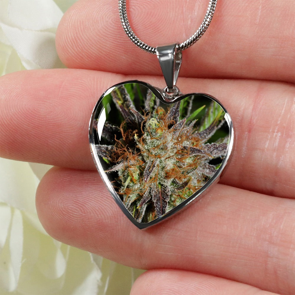 Elegant Nebula Heart Necklace or Bracelet - American Weedster