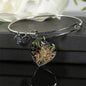 Elegant Nebula Heart Necklace or Bracelet - American Weedster